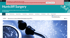 Desktop Screenshot of huntcliffsurgery.co.uk